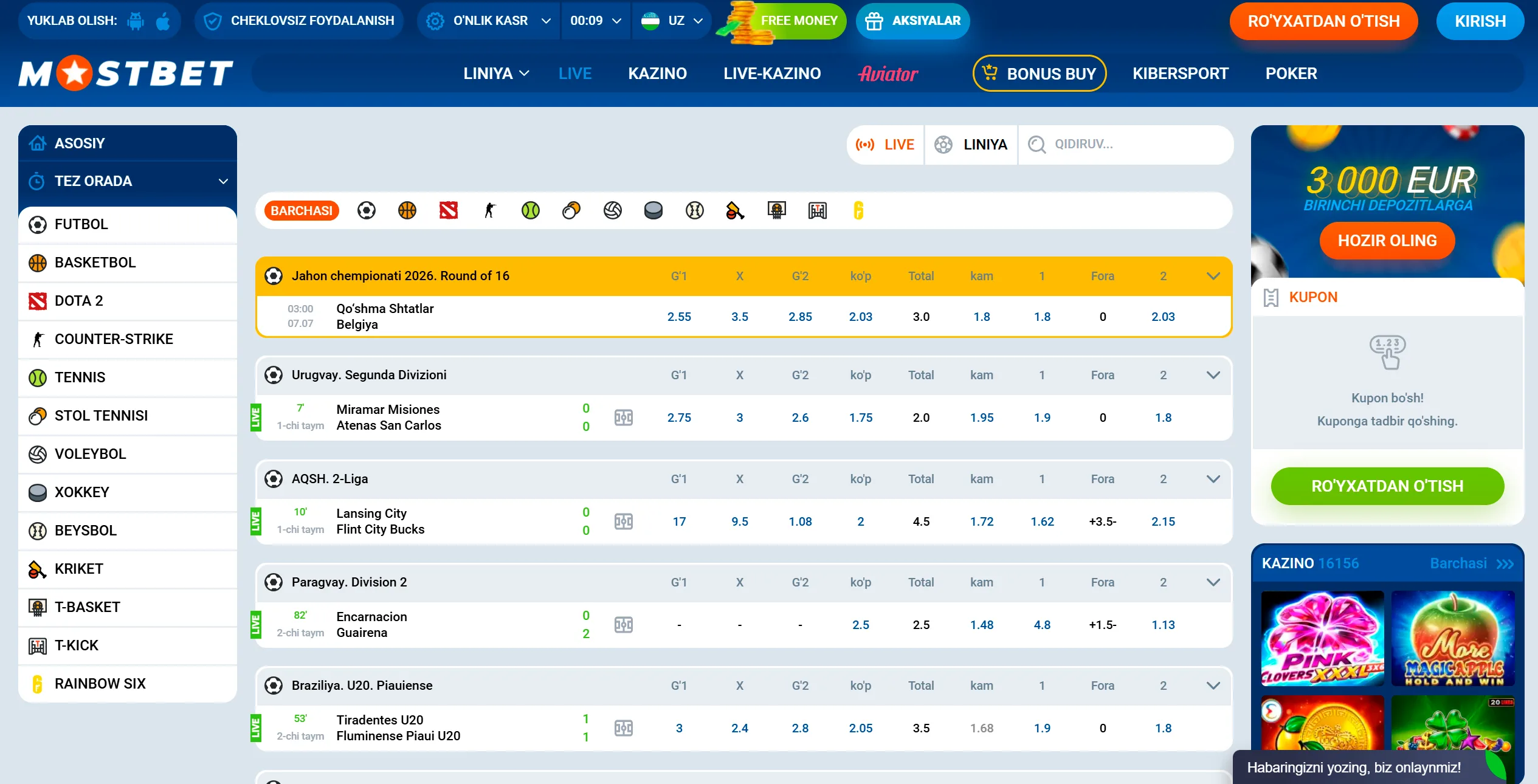 Sport Strategiya UZ — Maqola